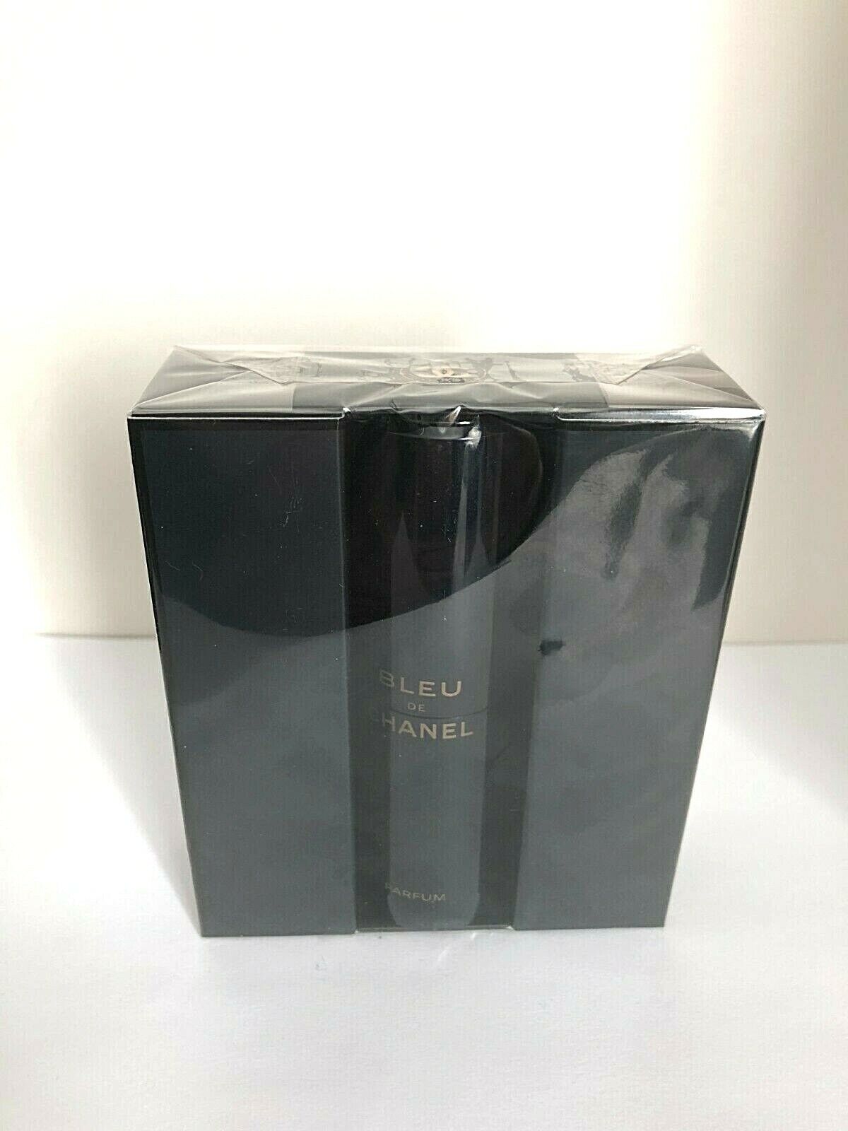 Bleu De Chanel Twist And Spray Parfum Travel Spray 3 x 0.7 oz -New Sealed