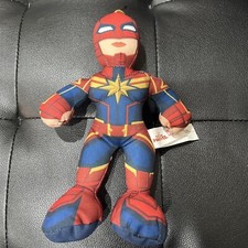Marvel Captain Marvel Plush GoodStuff Stuffed Red /Blue 10