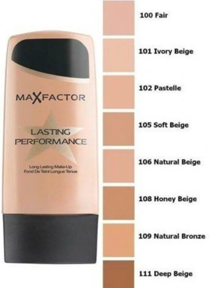 MAX FACTOR dauerhafte Leistung berührungssichere flüssige Foundation 35ml *ALLE SCHATTIERUNGEN*