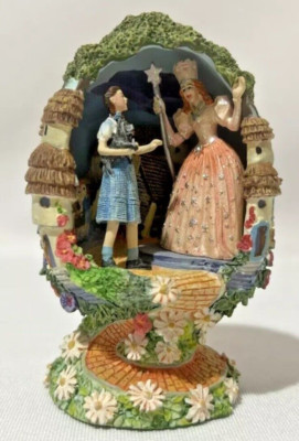 WIZARD OF OZ COLLECTIBLE EGG WELCOME TO MUNCHKINLAND 1998 FRANKLIN MINT DOROTHY
