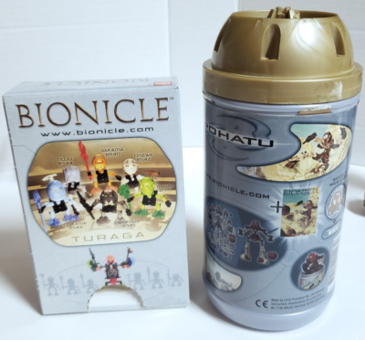 Lego Bionicle 8531 Toa Pohatu + 8542 Turaga Onewa COMPLETE w