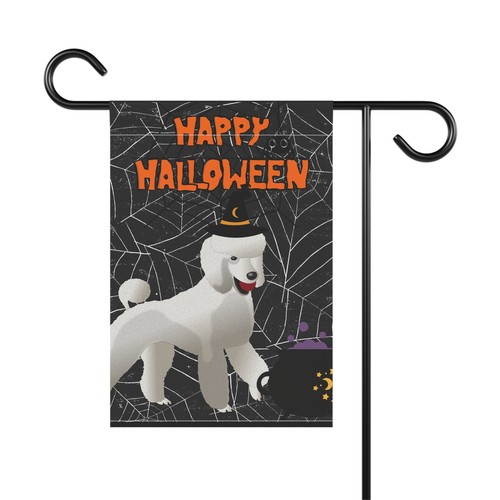 Halloween Pudel Garten & Haus Flagge - 2 Größen - tolles Geschenk für Pudelbesitzer! - Bild 8 von 11
