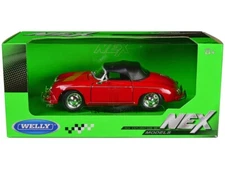 1/24 Welly NEX Porsche 356A Speedster Diecast Model Car Red 24106 HW-RD