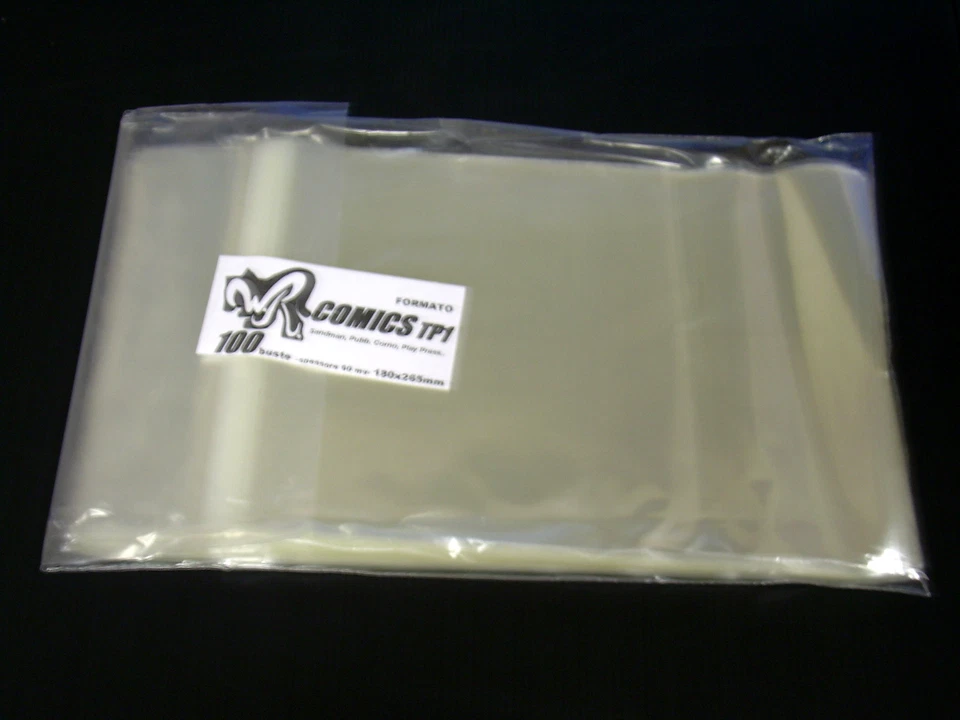 COMICS TP1 - WR BUSTE pacco da 100 per Albi fino a 96 pag, - Scegli il meglio !