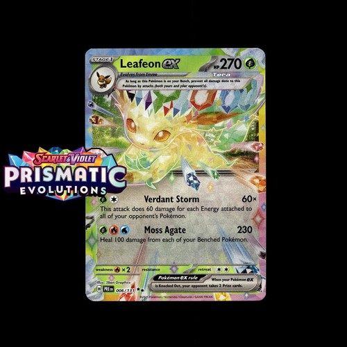 Pokemon Prismatic Evolutions: Choose Your Card! Reverse Holo/Holo EX Full Art NM - Picture 7 of 173