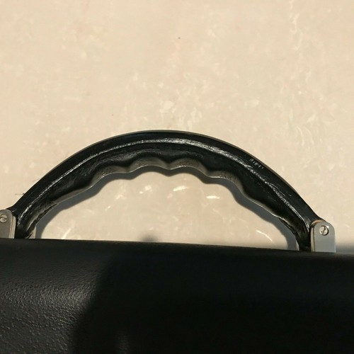 Cerruti 1881 schwarz Teil Leder Herren Aktentasche - 17" x 12" x 5" (Ausgabe) - Bild 4 von 11