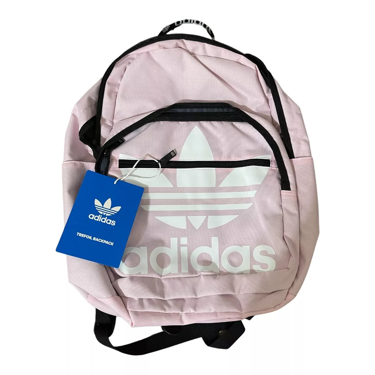 Pink adidas deals trefoil backpack