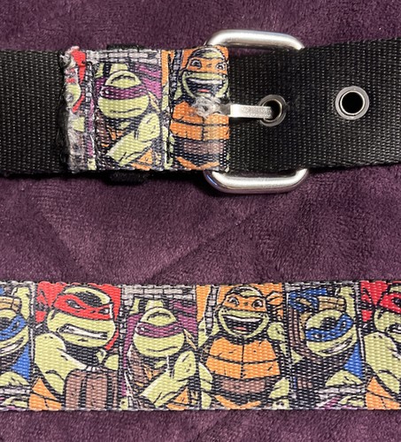 Teenage Mutant Ninja Turtles TMNT Kids Boys' Pants Belt Buckle School Belts l - Picture 5 of 5