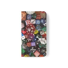 Game dice Flip Wallet Style Phone Case