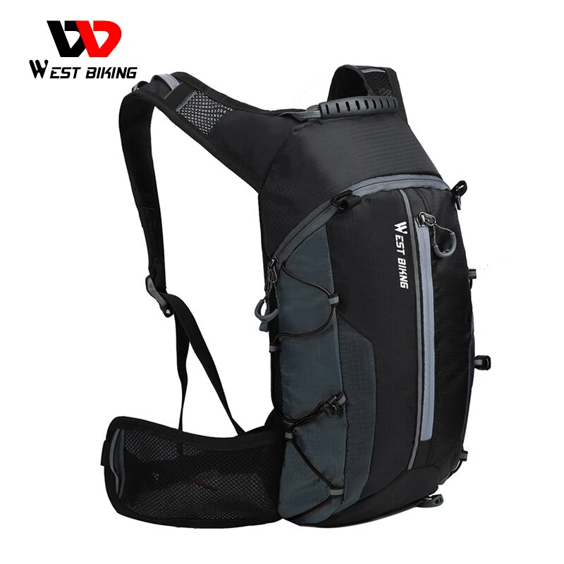 WEST BIKING Bolsa Impermeável Ciclismo Caminhadas Ao Ar Livre Pacote de Hidratação Mochila 10L - Imagem 4 de 4