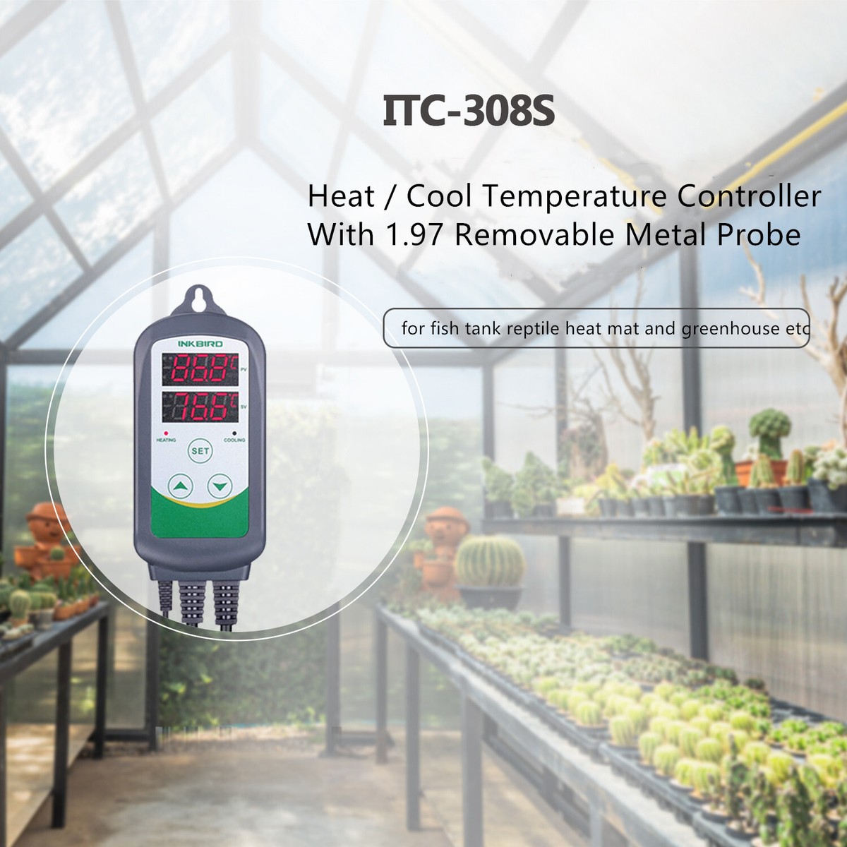 Inkbird Temperature Controller WiFi ITC-308 Aquarium Fish Tanks