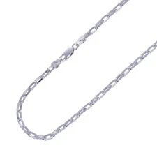 925 Sterling Silver, Italian Oval Rolo, Straight Lobster Catch & Endcaps, Links