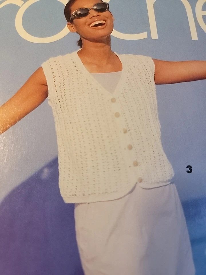 Family Circle Easy Knitting Plus Crochet Spring/Summer 1998 Afghans, Pillows Etc - Image 4 of 4