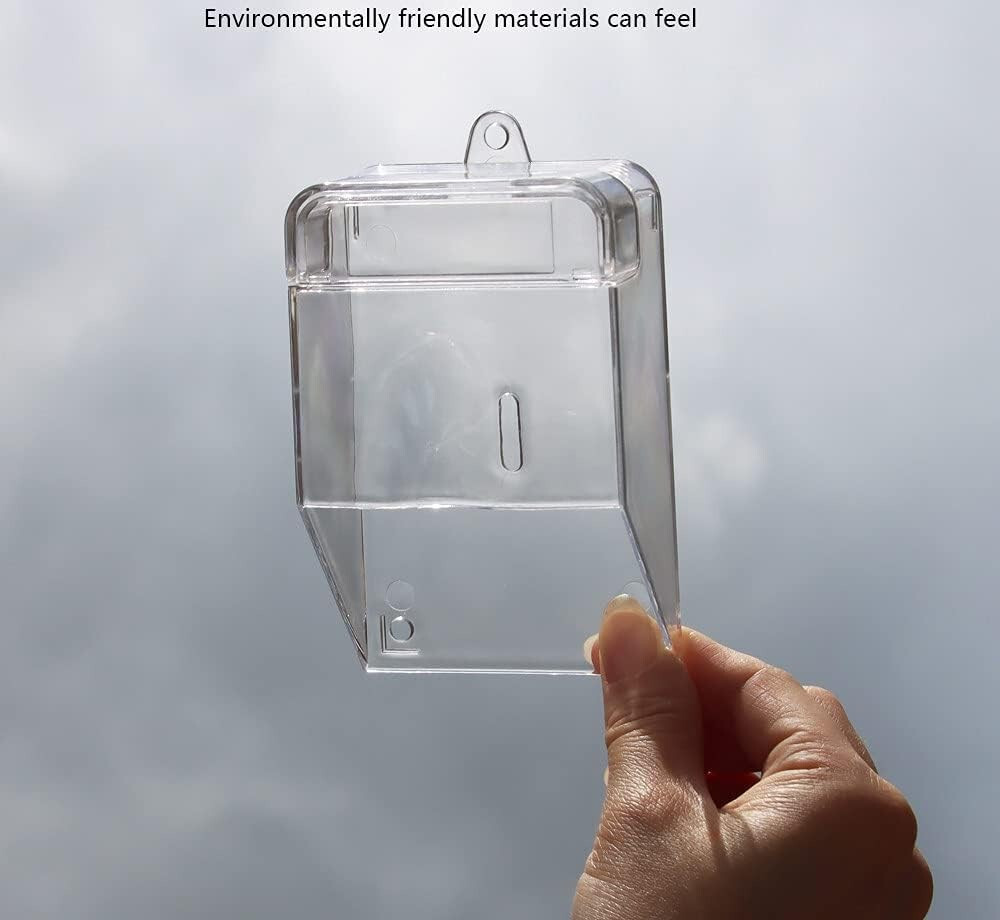 Waterproof Doorbell Cover, Transparent Rainproof Doorbell Protector Cover