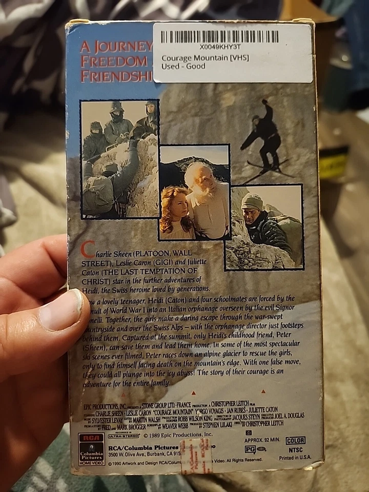 Courage Mountain - VHS Movie Tape - Image 4 of 4