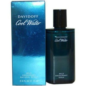 COOL WATER by Davidoff cologne Mild Deodorant Spray for Men 2.5 oz NEW IN BOX - Click1Get2 Offers