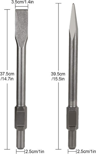 Quick Assembly 16-Inch Jack Hammer Drill Bit Set - for Effortless Demolition - Picture 4 of 7