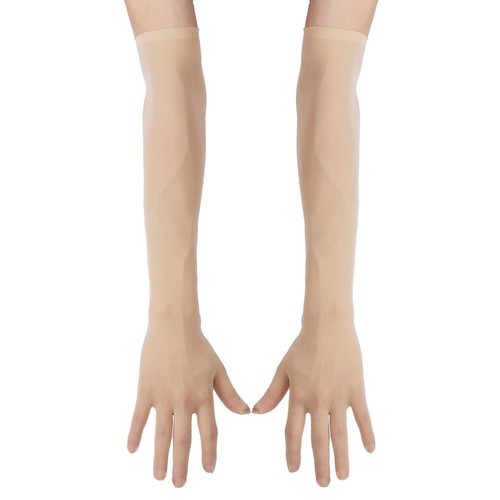 Frauen Nahtlose Hochzeit Strumpfhosen Handschuhe Transparent Abendhandschuhe - Picture 17 of 54