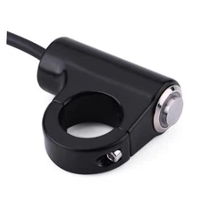 Motorcycle Light Switch, ON/Off Motorcycle Handlebar Switch with LED Light, 