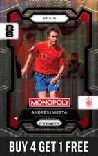 Andrés Iniesta 2026 Panini Prizm Monopoly FIFA World Cup #43 Spain