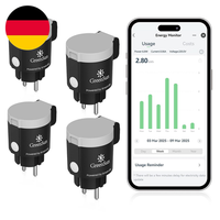 Wlan Steckdose Outdoor 4Er-Pack, IP44 Wasserdicht, Strommessung