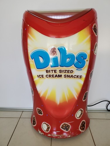 RARE Dibs BITE SIZED ICE CREAM SNACKS FREEZER H35" x W21" x D16"~ Works Great