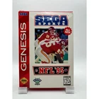 NFL '95 (Sega Genesis) CIB Complete Cardboard Box Edition Tested Great Condition
