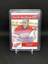 25/26 UD DETROIT RED WINGS CENTENNIAL CURTIS JOSEPH AUTOGRAPH