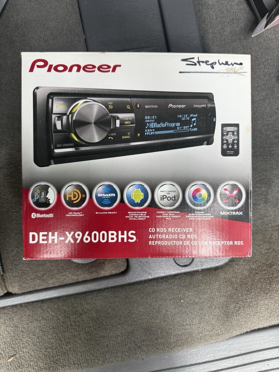 Pioneer DEH-X9600BHS Bluetooth Cd Player Receiver (Dolphin
