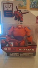 2014 Bandai Big Hero 6 Movie Baymax Red w/ Wings 4.5" Action Figure New collect