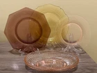 Lot of 4 Depression Glass Pieces - Federal - Hocking - & more