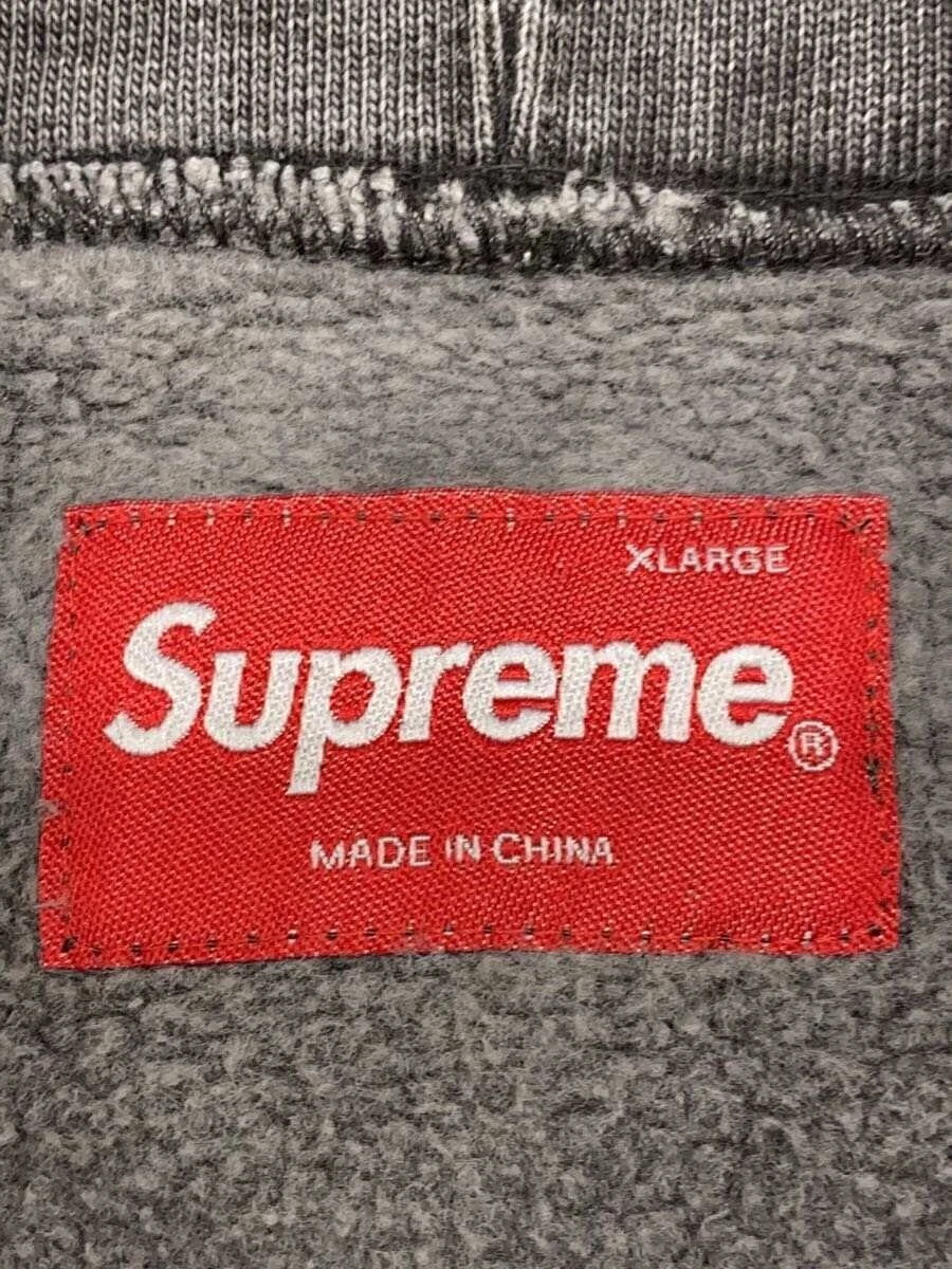 Supreme Felpa con Cappuccio XL Cotone Nero Tinta Unita 10115643