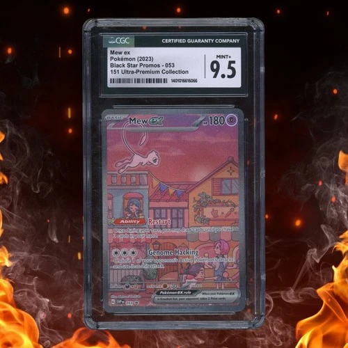Pokemon 151 English MEW EX Black Star Promo CGC 9.5 #053