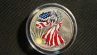 1999 Colorized American Silver Eagle 1 Oz From A Local Estate.