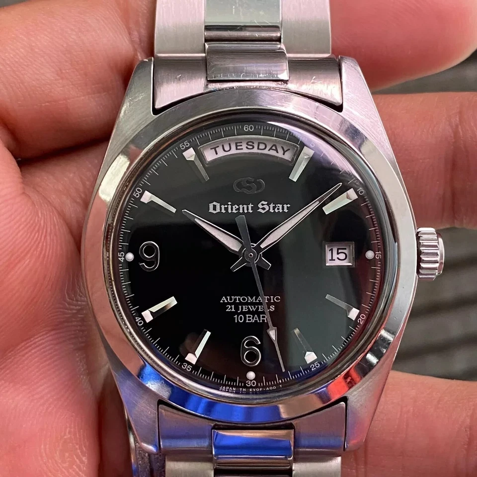 RARE ORIENT Star President EV0F-C0 Day Date Black Dial - Orient Star Explorer - Image 2 of 4