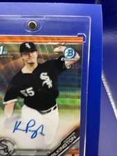 2019 Bowman 1st Chrome Prospect Auto Orange Konnor Pilkinton #’d /25 Chicago