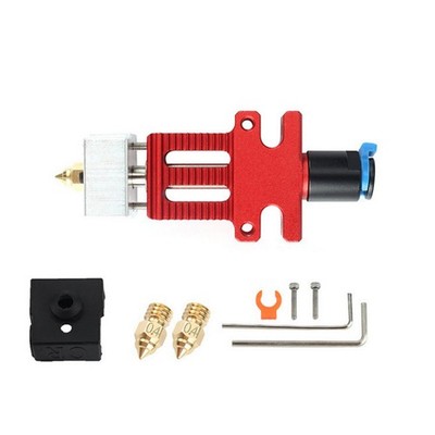 For CR-10 CR-6SE Ender-3 3D Printer 1.75/0.4MM Hotend Metal Extruder Hot Mounted