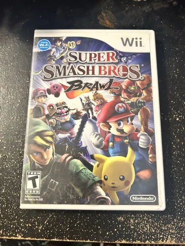 Super Smash Bros. Brawl (Nintendo Wii) Complete CIB 2008 CLEAN