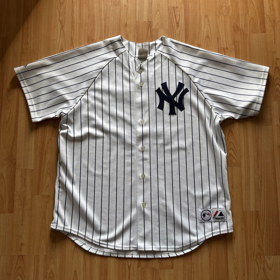 Camiseta Majestuosa Vintage Años 90 New York Yankees Alex Rodríguez #13 ¡Talla XL! USA Foto 2 de 4