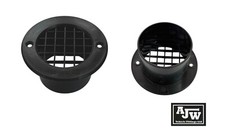 2 X Gas Drop Out Vent Vents 75mm x 35mm BLACK Motorhomes Campervans Caravan