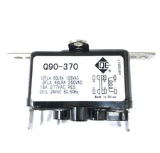 FAN RELAY A/C HEATING  COIL 5 TERM 24 VAC 50/60 Hz SPST(Q90-370)