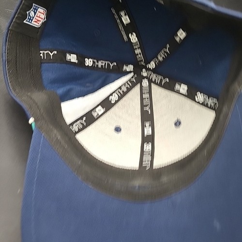 Cappello aderente NFL Miami Dolphins blu taglia S/M Big Bill nuova era 39Thirty logo - Foto 14 di 23