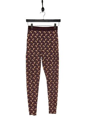 Marine Serre Borderline Brown Moon Crescent Leggings - XSMALL