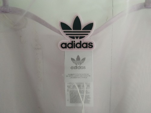 Adidas rosa durchsichtiges Netz Shift Festival Kleid neu mit Etikett Größe UK 8 - Bild 4 von 5