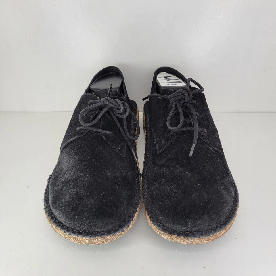 Женские повседневные замшевые туфли на шнуровке Birkenstock Gary размер 8 США 39 ЕС 032004 черные - Изображение 2 из 4