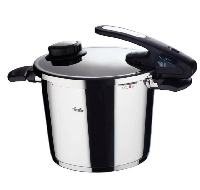 Silberne Fissler Töpfe & Pfannen