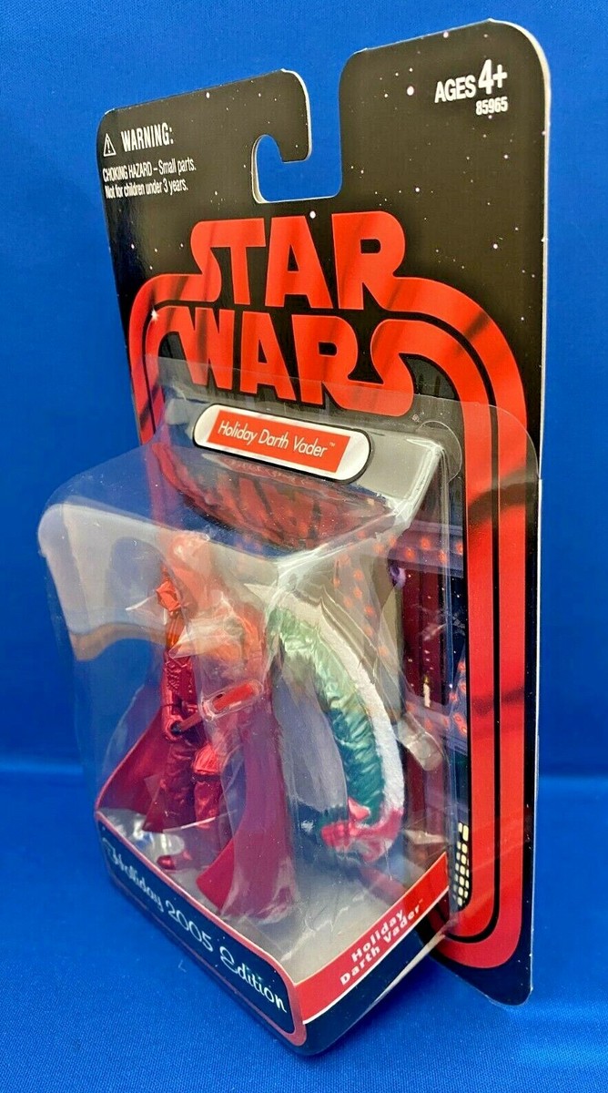 Hasbro Star Wars 2005 HOLIDAY EDITION Holiday Darth Vader RED
