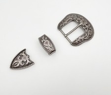Alloy Retro Belt Buckle Vintage Style Wear for Men and Women, Fit 1.4in Belts