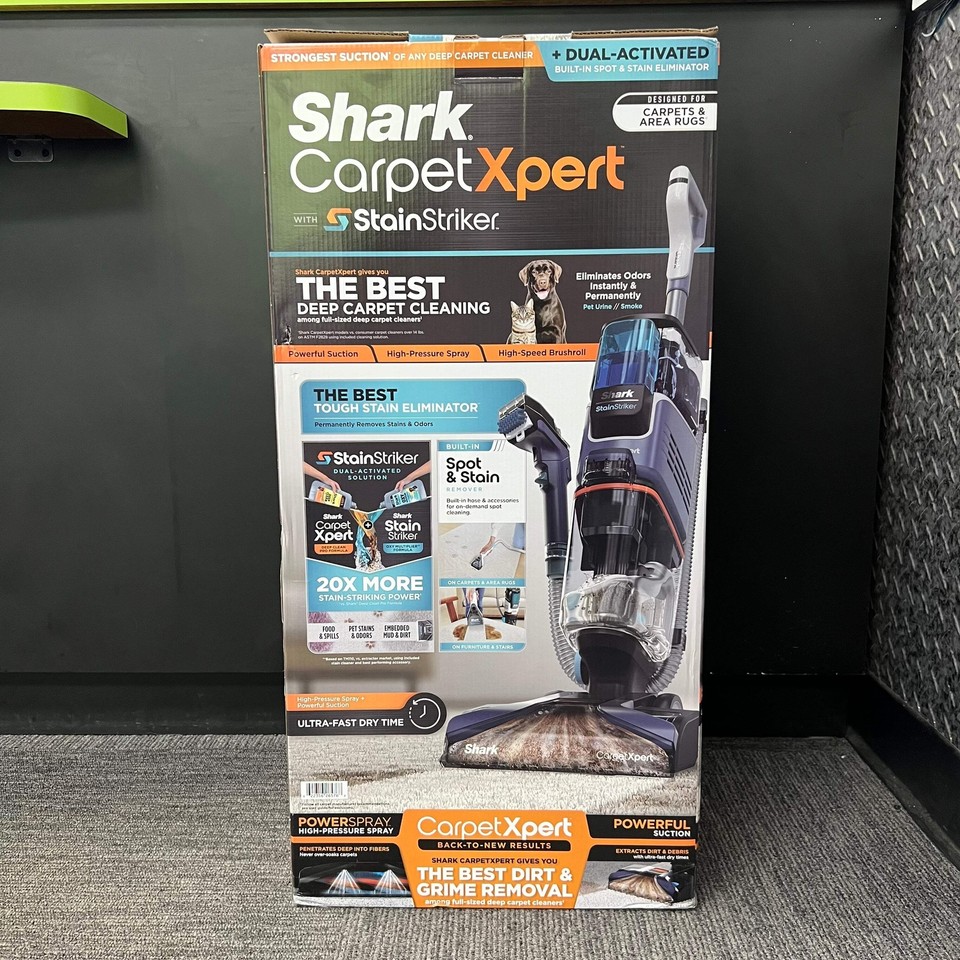 New Shark Carpet Xpert with StainStriker Upright Carpet Cleaner EX200
