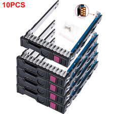 10x 2.5" NVMe SAS SATA Drive Tray Caddy for HP DL380 DL360 G10 Gen10 727695-001